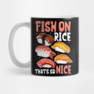 Fish on rice - Sushi Mug